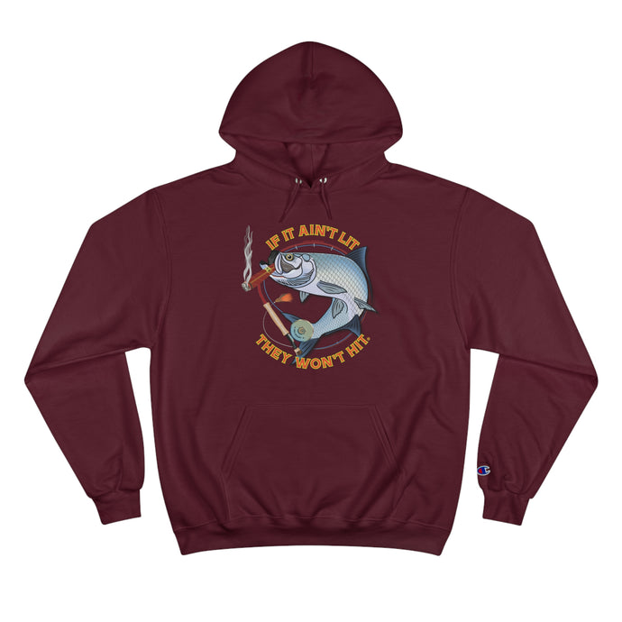 Champion Hoodie Smokin' Tarpon Sweatshirt with Double Dry® Technology