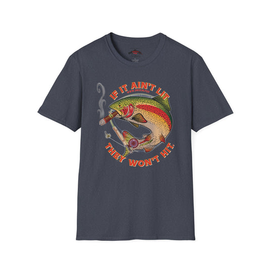 Smokin' Rainbow Trout Cigar T-Shirt
