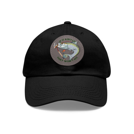 Smokin' Tarpon Cap with Leather Patch