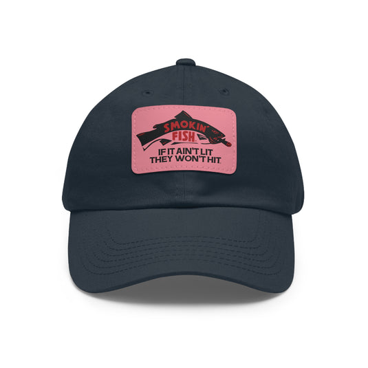 Smokin' Fish® Cap with Leather Patch