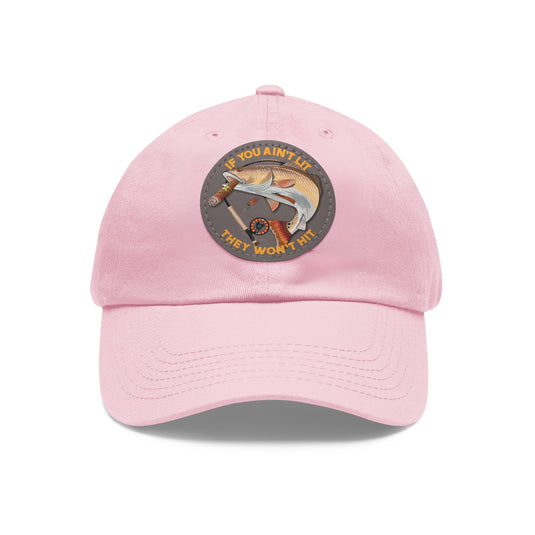 Smokin' Redfish Cap with Leather Patch