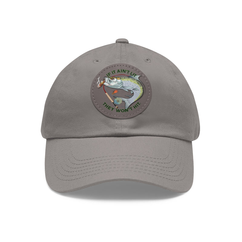 Load image into Gallery viewer, Smokin&#39; Tarpon Cap with Leather Patch
