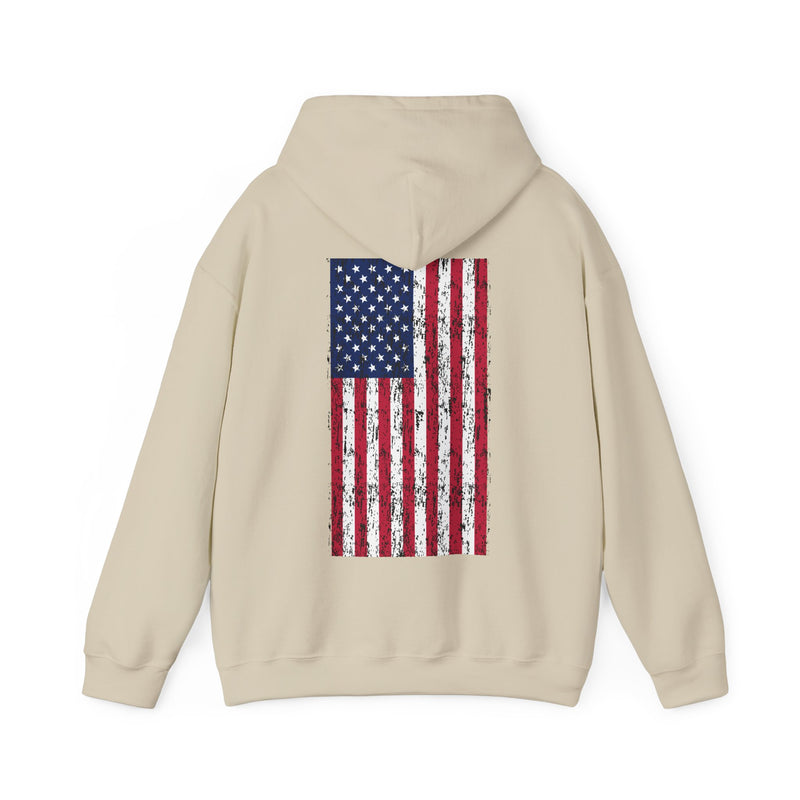 Load image into Gallery viewer, SMOKIN&#39; Doobie Cowboy Skull Americana Fly Rod Hoodie Sweatshirt
