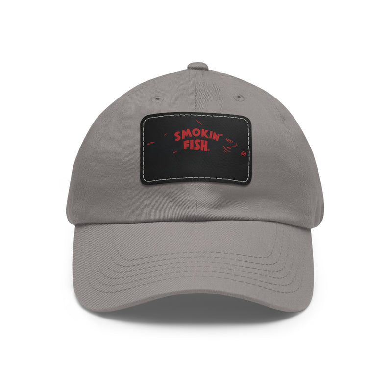 Load image into Gallery viewer, Smokin&#39; Fish Cap with Leather Patch
