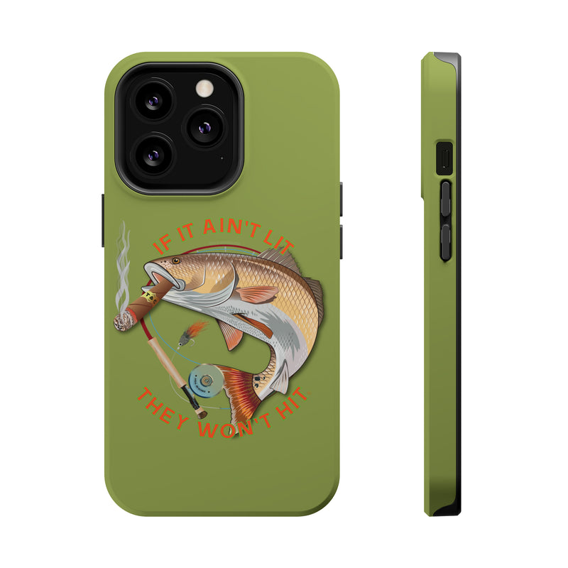 Load image into Gallery viewer, Smokin&#39; Redfish Rugged MagSafe iPhone Case
