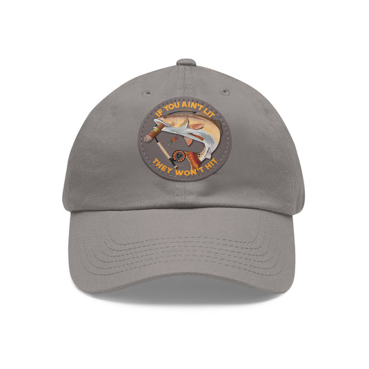 Smokin' Redfish Cap with Leather Patch
