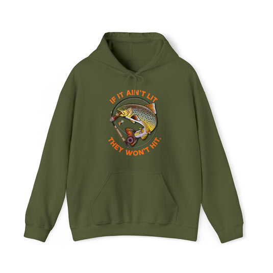 Smokin' Brown Trout Unisex Heavy Blend™ Hooded Sweatshirt