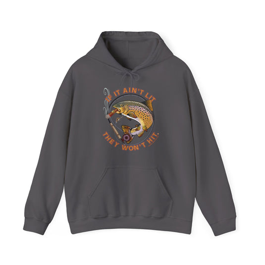 Smokin' Brown Trout & Mouse Hoodie