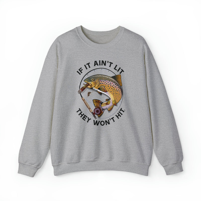 Load image into Gallery viewer, Smokin&#39; Brown Trout &amp; Mouse Sweatshirt
