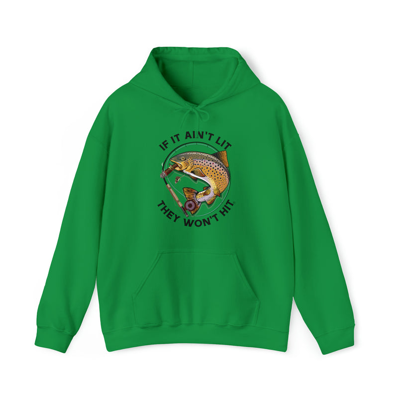 Load image into Gallery viewer, Smokin&#39; Brown Trout &amp; Mouse Unisex Heavy Blend™ Hooded Sweatshirt
