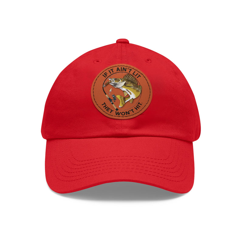 Load image into Gallery viewer, Smokin&#39; Walleye Cap with Leather Patch
