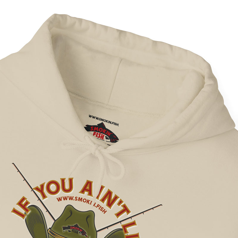 Load image into Gallery viewer, SMOKIN&#39; Doobie Cowboy Skull Americana Fly Rod Hoodie Sweatshirt
