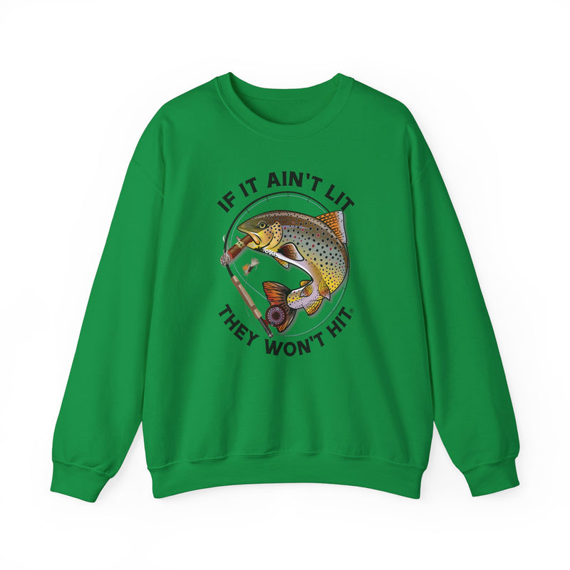 Load image into Gallery viewer, Smokin&#39; Brown Trout Heavy Blend™ Crewneck Sweatshirt
