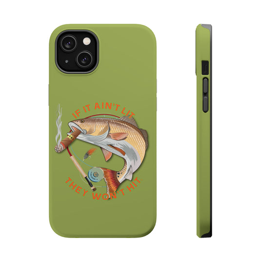 Smokin' Redfish Rugged MagSafe iPhone Case