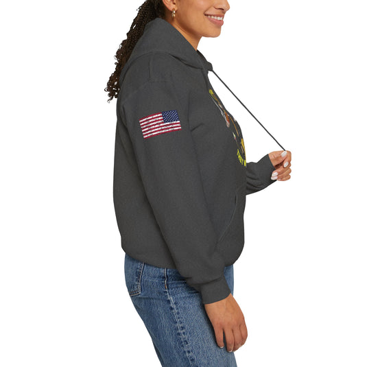 Smokin' Walleye Patriot Hoodie Sweatshirt