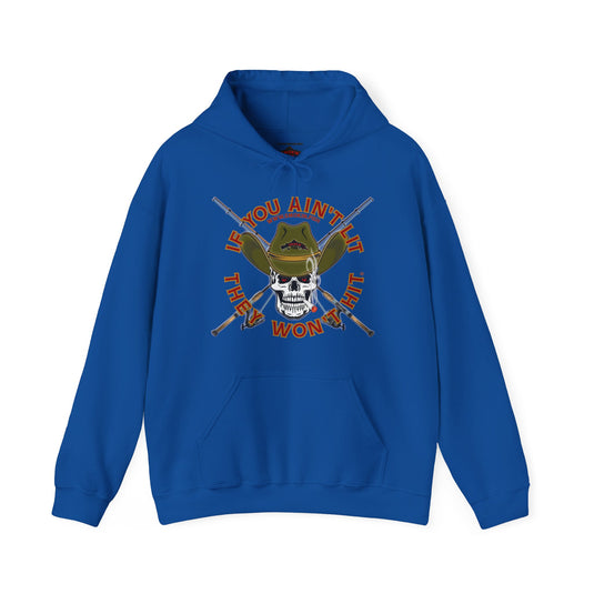 SMOKIN' Doobie Cowboy Skull Americana Hoodie Sweatshirt