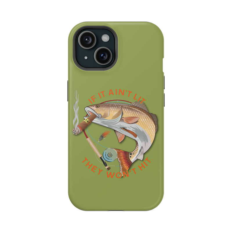 Load image into Gallery viewer, Smokin&#39; Redfish Rugged MagSafe iPhone Case
