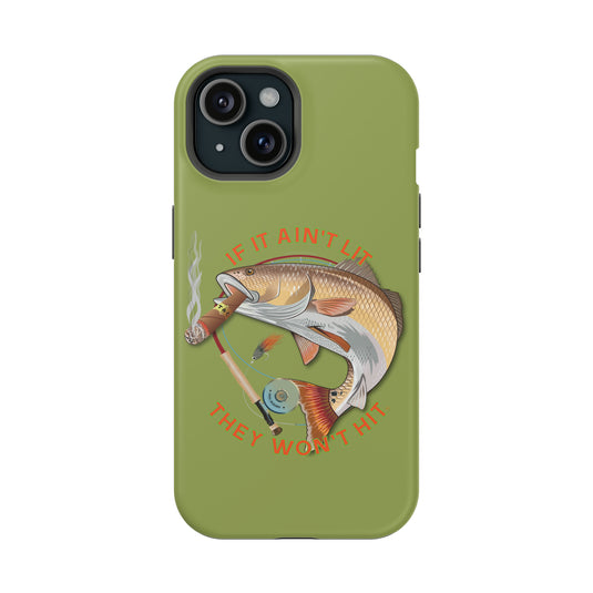 Smokin' Redfish Rugged MagSafe iPhone Case