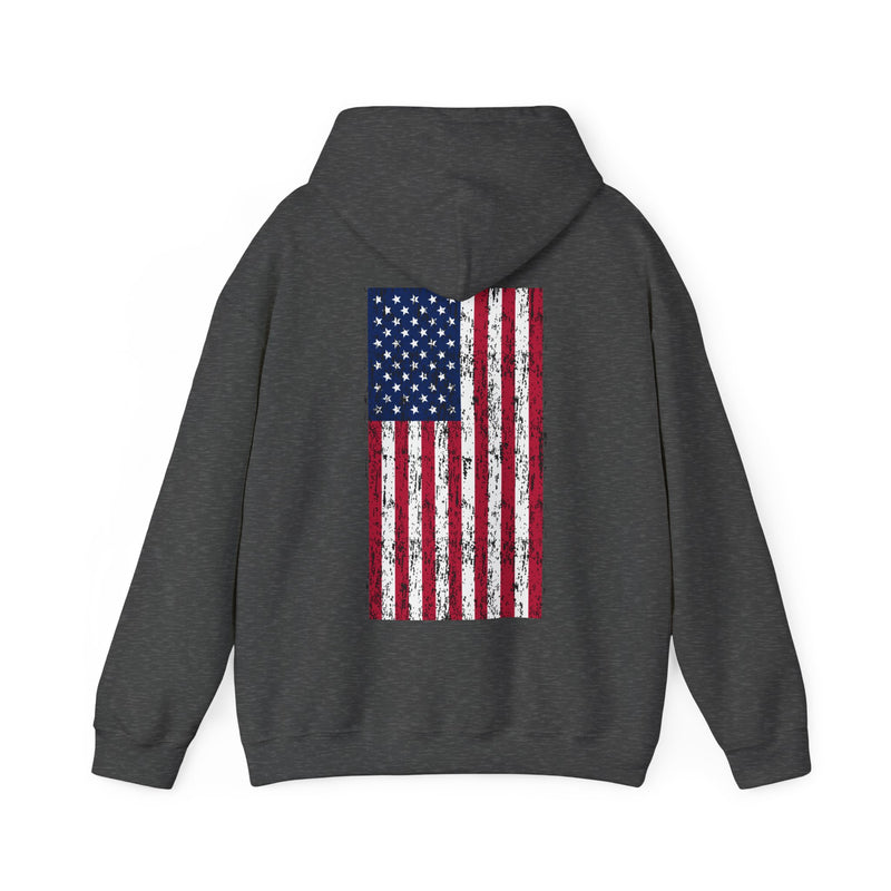 Load image into Gallery viewer, SMOKIN&#39; Doobie Cowboy Skull Americana Fly Rod Hoodie Sweatshirt
