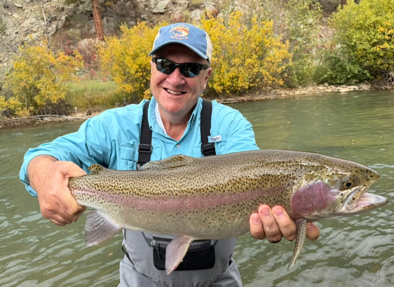 Don drilled this 29" in Colorado and had his custom lucky Smokin’ Fish®cap on when he did it! He had to forgo his usual cigar because of fire danger. But he was still lit!