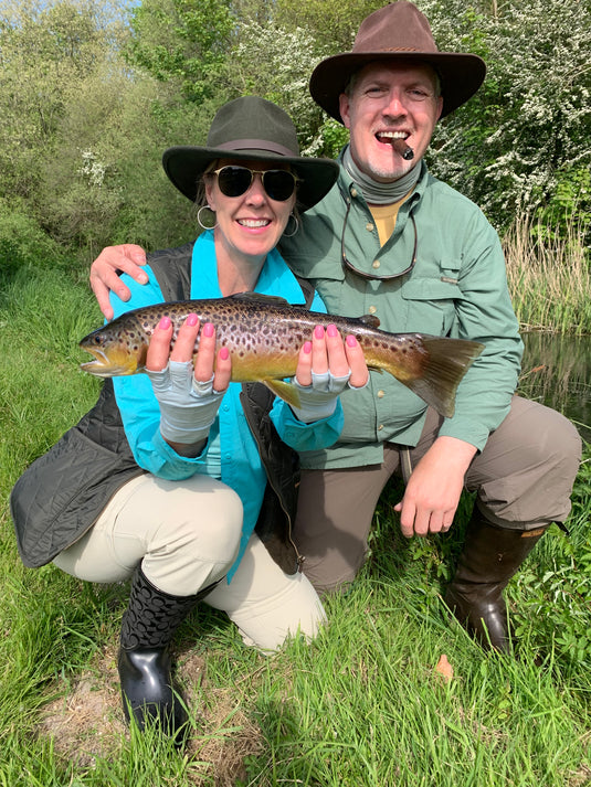 Debbie with a Test Brown
