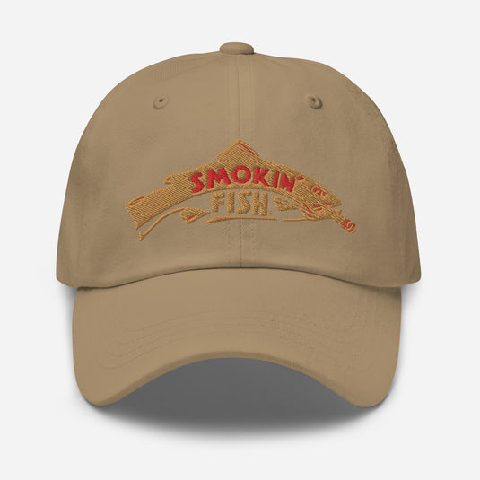 Smokin' Fish® Signature Embroidered Cap | Gold Fish